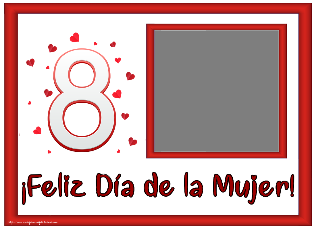Felicitaciones Personalizadas para el día de la mujer - ¡Feliz Día de la Mujer! - Crea tarjetaa personalizadas con foto perfil de facebook