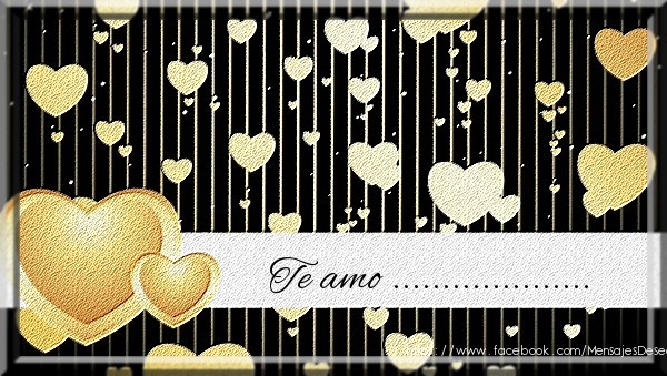 Felicitaciones Personalizadas de amor - Te amo ...