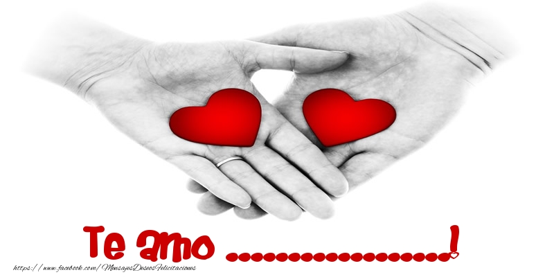 Felicitaciones Personalizadas de amor - Te amo ...!