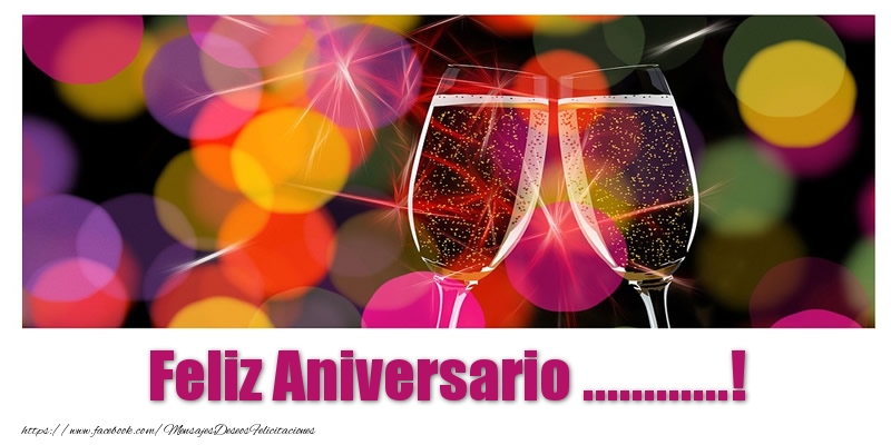 Felicitaciones Personalizadas de aniversario - Feliz Aniversario ...!