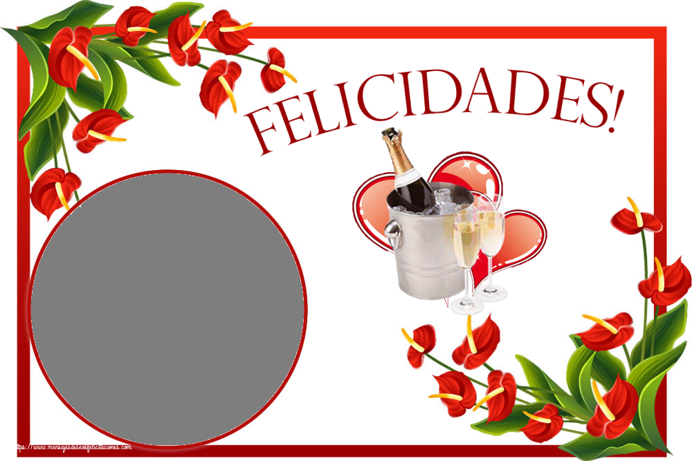 Felicitaciones Personalizadas de cumpleaños - Felicidades! - Marco de foto