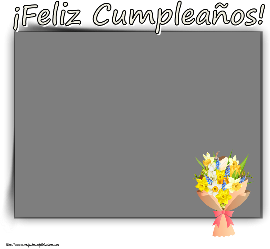 Felicitaciones Personalizadas de cumpleaños - ¡Feliz Cumpleaños! - Marco de foto