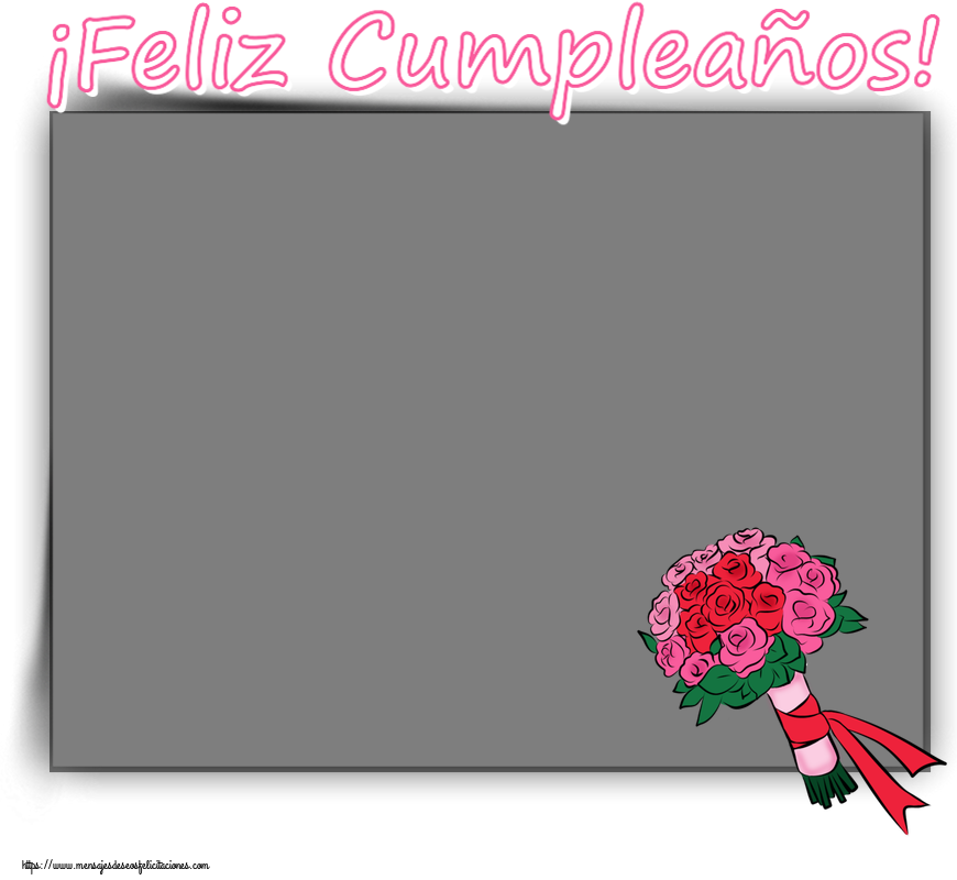 Felicitaciones Personalizadas de cumpleaños - ¡Feliz Cumpleaños! - Marco de foto