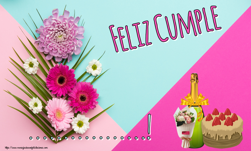 Felicitaciones Personalizadas de cumpleaños - Feliz Cumple ...!