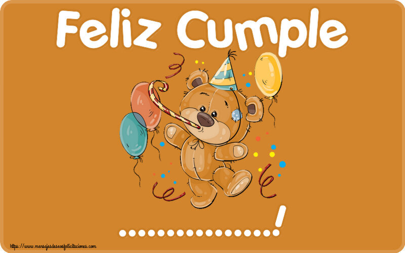 Felicitaciones Personalizadas de cumpleaños - Feliz Cumple ...!