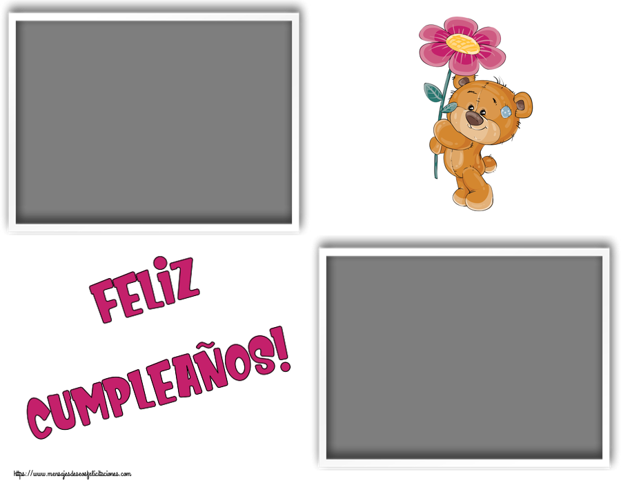 Felicitaciones Personalizadas de cumpleaños - ¡Feliz Cumpleaños! - Marco de foto