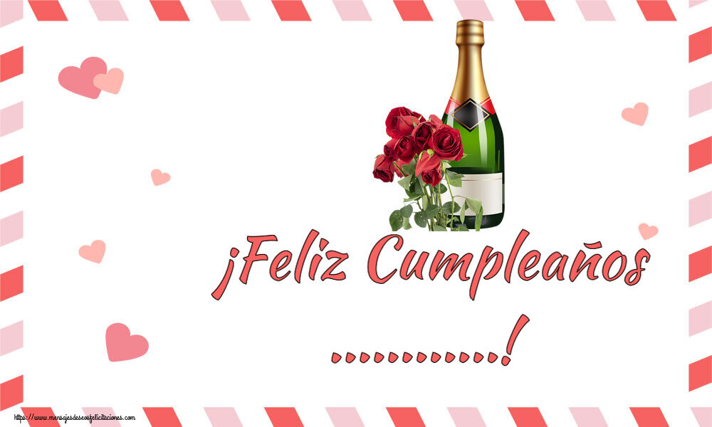 Felicitaciones Personalizadas de cumpleaños - ¡Feliz Cumpleaños ...!