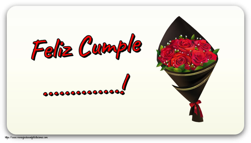 Felicitaciones Personalizadas de cumpleaños - Feliz Cumple ...!