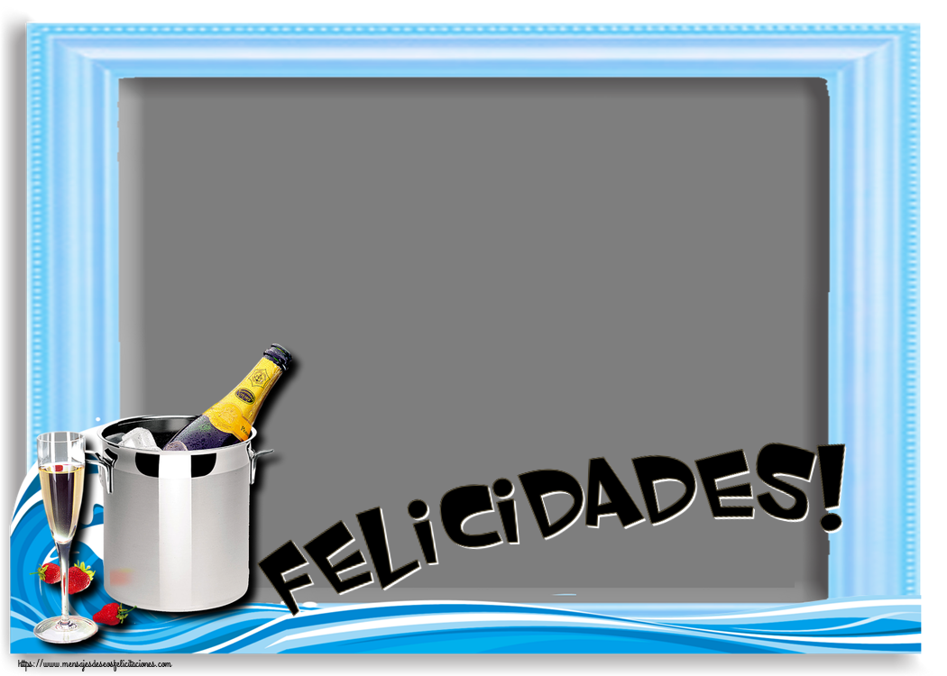 Felicitaciones Personalizadas de cumpleaños - Felicidades! - Marco de foto