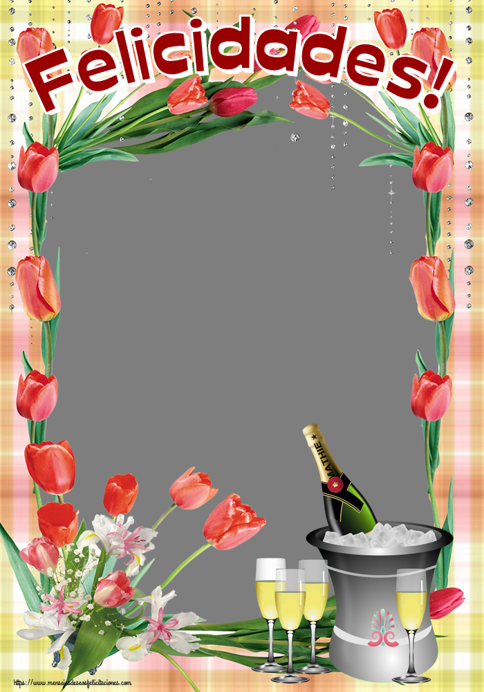 Felicitaciones Personalizadas de cumpleaños - Felicidades! - Marco de foto