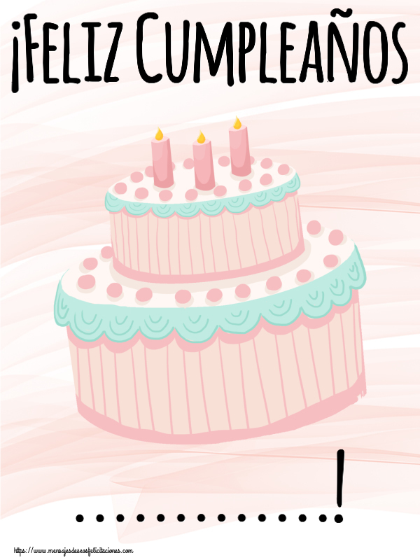 Felicitaciones Personalizadas de cumpleaños - ¡Feliz Cumpleaños ...!