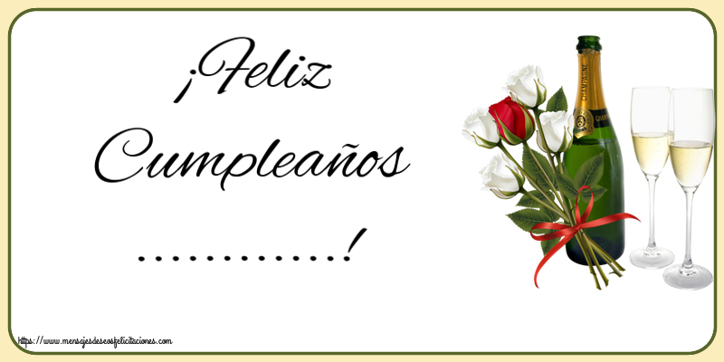 Felicitaciones Personalizadas de cumpleaños - ¡Feliz Cumpleaños ...!