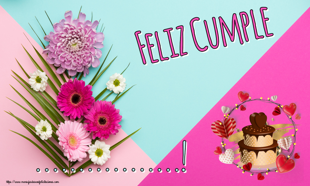 Felicitaciones Personalizadas de cumpleaños - Feliz Cumple ...!