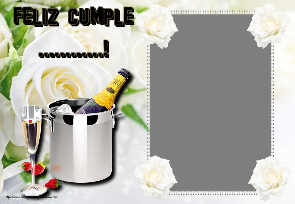 Felicitaciones Personalizadas de cumpleaños - Feliz Cumple ...! - Marco de foto