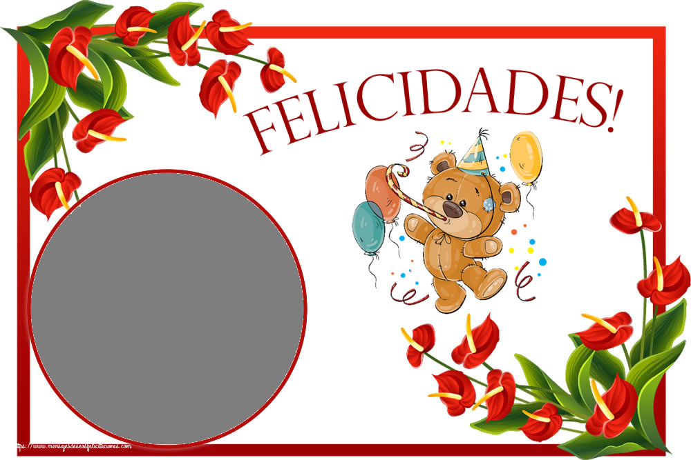 Felicitaciones Personalizadas de cumpleaños - Felicidades! - Marco de foto