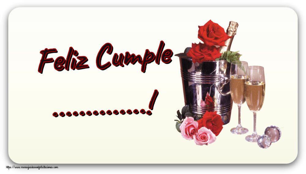 Felicitaciones Personalizadas de cumpleaños - Feliz Cumple ...!