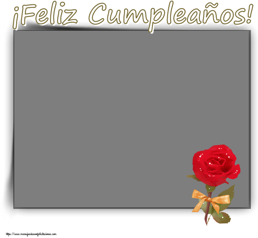 Felicitaciones Personalizadas de cumpleaños - ¡Feliz Cumpleaños! - Marco de foto