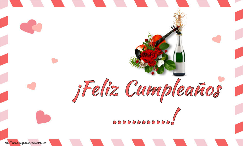 Felicitaciones Personalizadas de cumpleaños - ¡Feliz Cumpleaños ...!