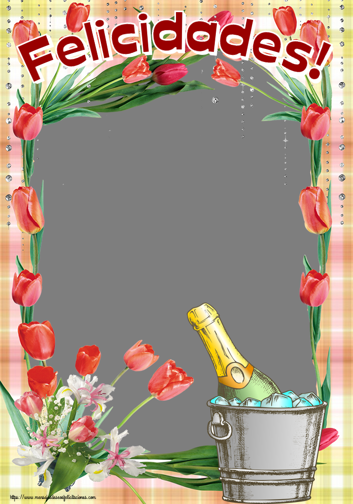 Felicitaciones Personalizadas de cumpleaños - Felicidades! - Marco de foto