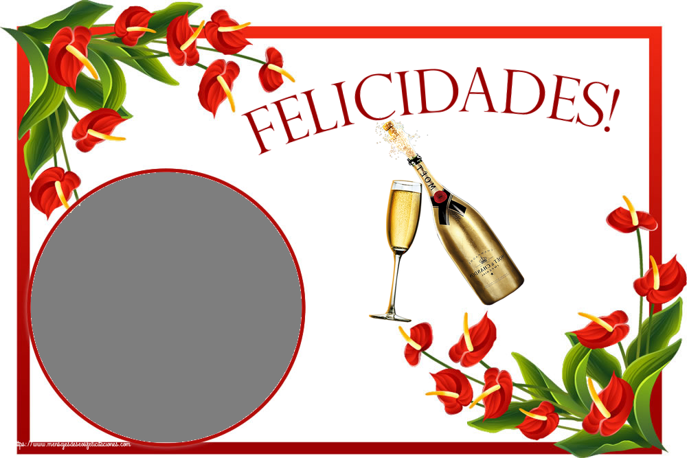 Felicitaciones Personalizadas de cumpleaños - Felicidades! - Marco de foto