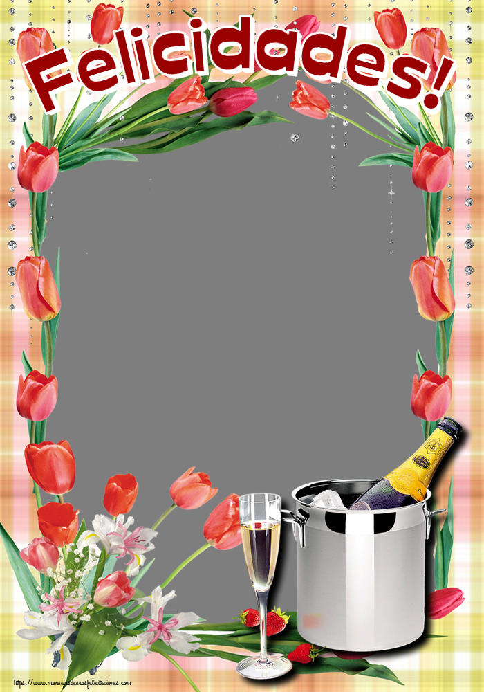 Felicitaciones Personalizadas de cumpleaños - Felicidades! - Marco de foto