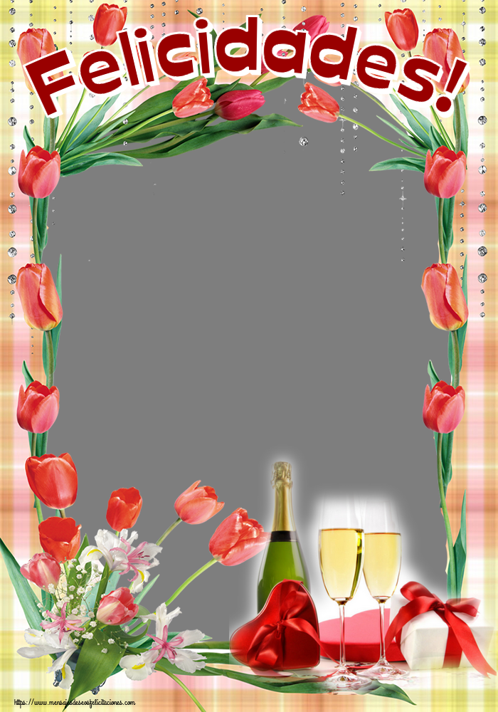 Felicitaciones Personalizadas de cumpleaños - Felicidades! - Marco de foto