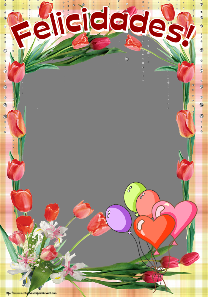 Felicitaciones Personalizadas de cumpleaños - Felicidades! - Marco de foto