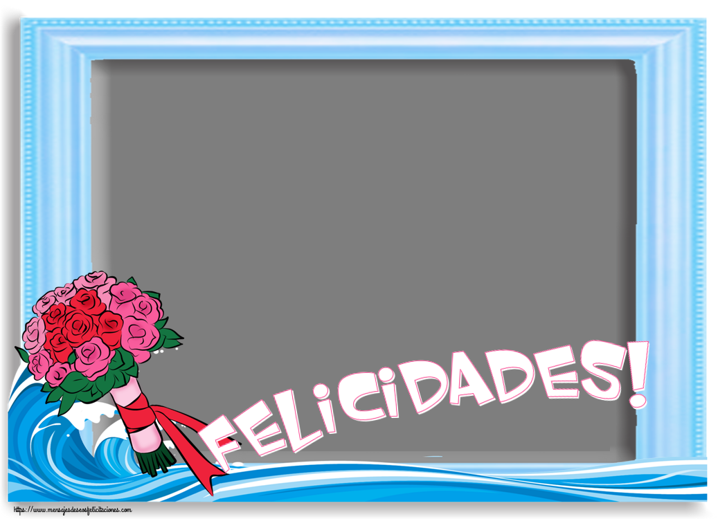 Felicitaciones Personalizadas de cumpleaños - Felicidades! - Marco de foto