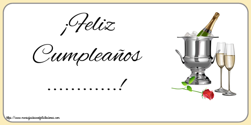 Felicitaciones Personalizadas de cumpleaños - ¡Feliz Cumpleaños ...!