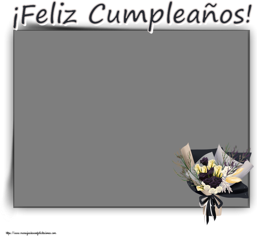 Felicitaciones Personalizadas de cumpleaños - ¡Feliz Cumpleaños! - Marco de foto