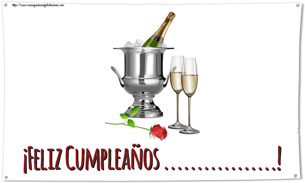 Felicitaciones Personalizadas de cumpleaños - ¡Feliz Cumpleaños ...!