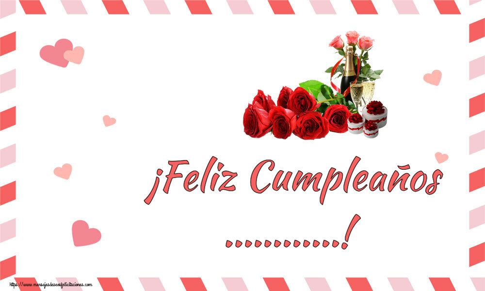 Felicitaciones Personalizadas de cumpleaños - ¡Feliz Cumpleaños ...!