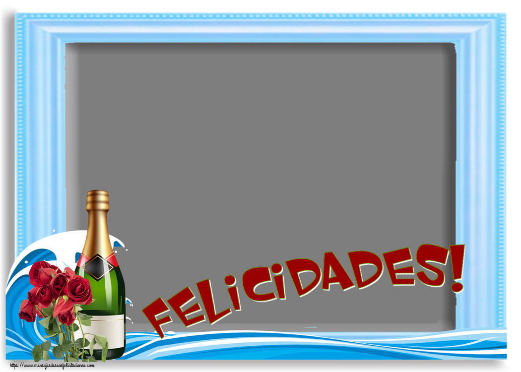 Felicitaciones Personalizadas de cumpleaños - Felicidades! - Marco de foto