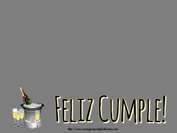 Felicitaciones Personalizadas de cumpleaños - Feliz Cumple! - Marco de foto
