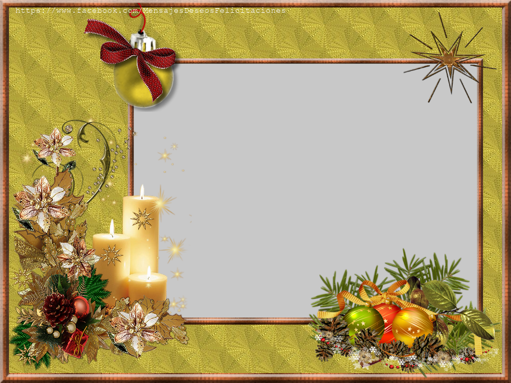 Felicitaciones Personalizadas con fotos - Marco de fotos de navidad