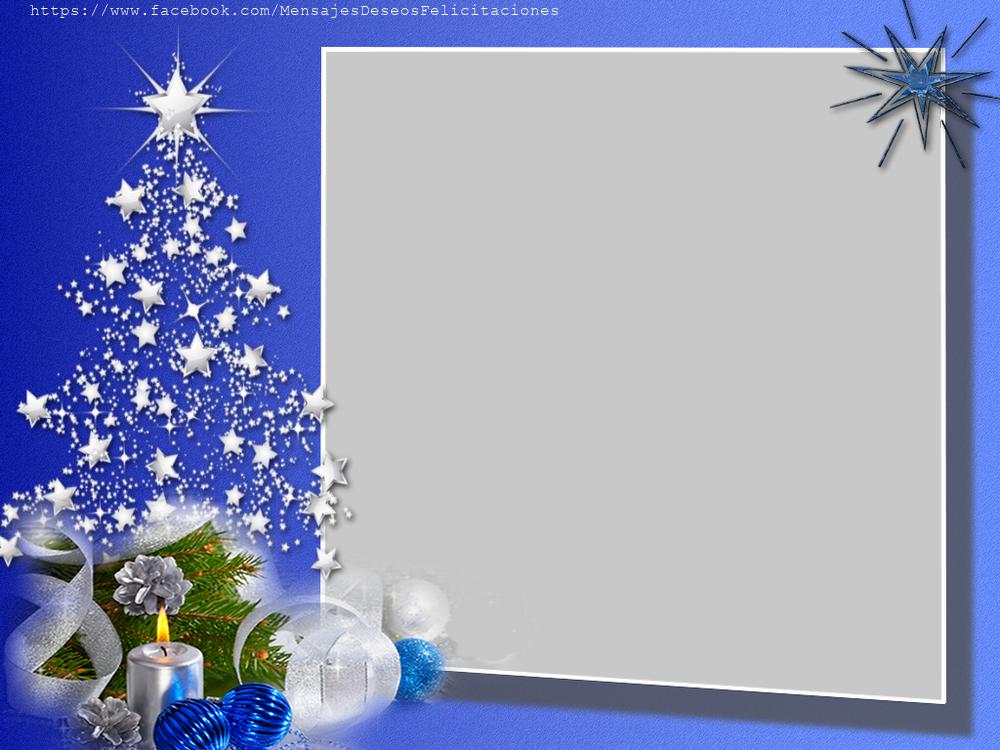 Felicitaciones Personalizadas con fotos - Marco de fotos de navidad