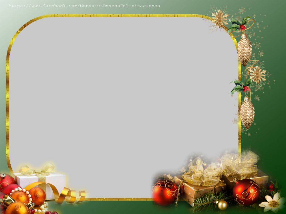 Felicitaciones Personalizadas con fotos - Marco de fotos de navidad
