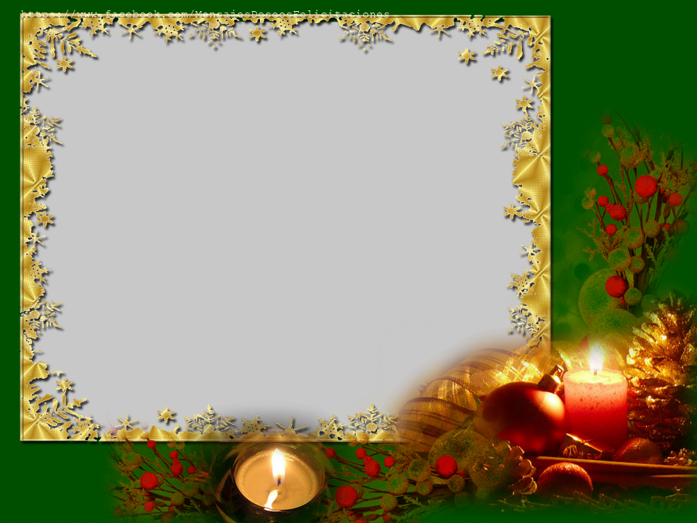 Felicitaciones Personalizadas con fotos - Marco de fotos de navidad