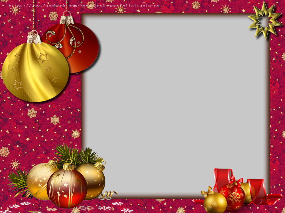 Felicitaciones Personalizadas con fotos - Marco de fotos de navidad