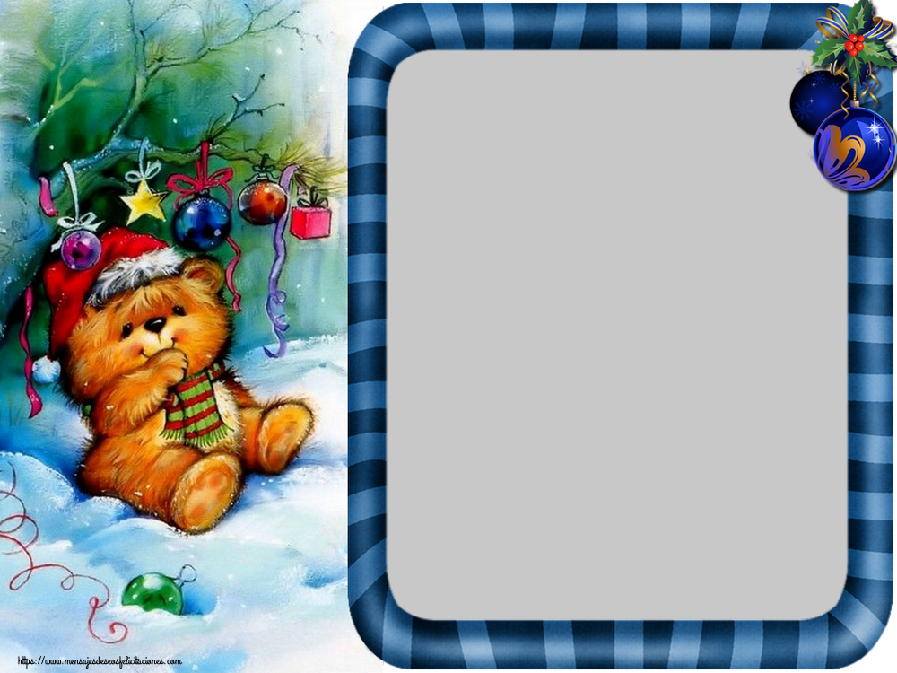 Felicitaciones Personalizadas con fotos - Marco para foto