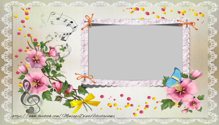 Felicitaciones Personalizadas con fotos - Marco de fotos