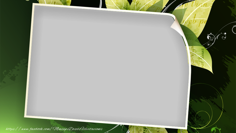 Felicitaciones Personalizadas con fotos - Marco de fotos