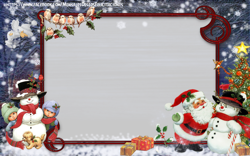 Felicitaciones Personalizadas con fotos - Marco de fotos