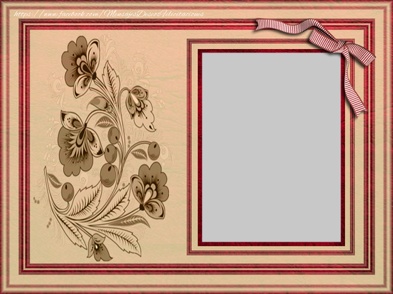 Felicitaciones Personalizadas con fotos - Marco de fotos