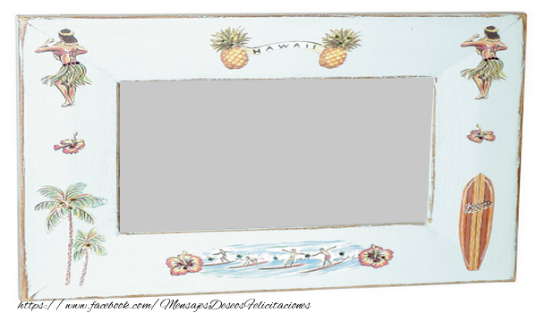 Felicitaciones Personalizadas con fotos - Marco de la foto - Hawaii