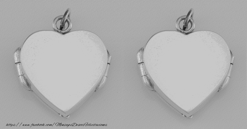 Felicitaciones Personalizadas con fotos - Dos corazones