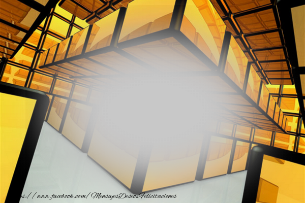 Felicitaciones Personalizadas con fotos - Marco de fotos clásico