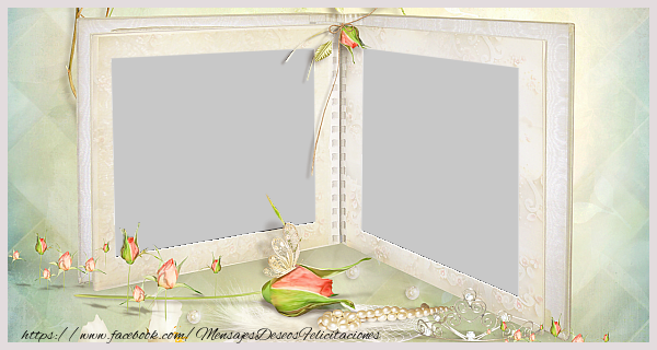 Felicitaciones Personalizadas con fotos - Doble marco de la foto