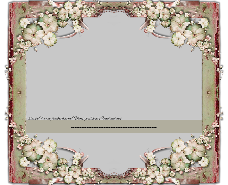 Felicitaciones Personalizadas con fotos - Marco de la foto con el texto