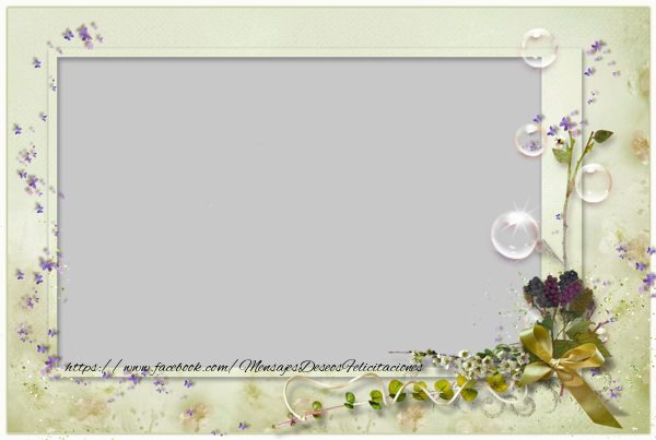 Felicitaciones Personalizadas con fotos - Marco para fotos